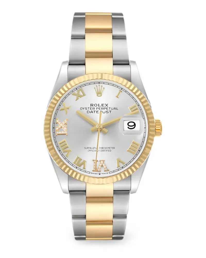 Rolex Datejust Armbanduhr 35mm - Silber Silber