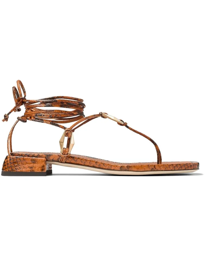 Jimmy Choo Onyxia Sandalen - Braun Braun