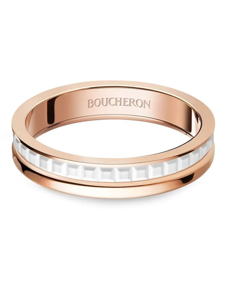 Boucheron 18kt Quatre Rotgoldring Rosa