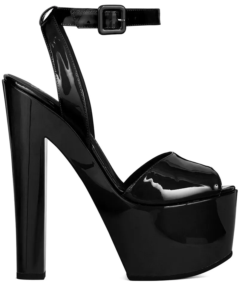 Giuseppe Zanotti Sandalen mit Klettverschluss - Schwarz Schwarz