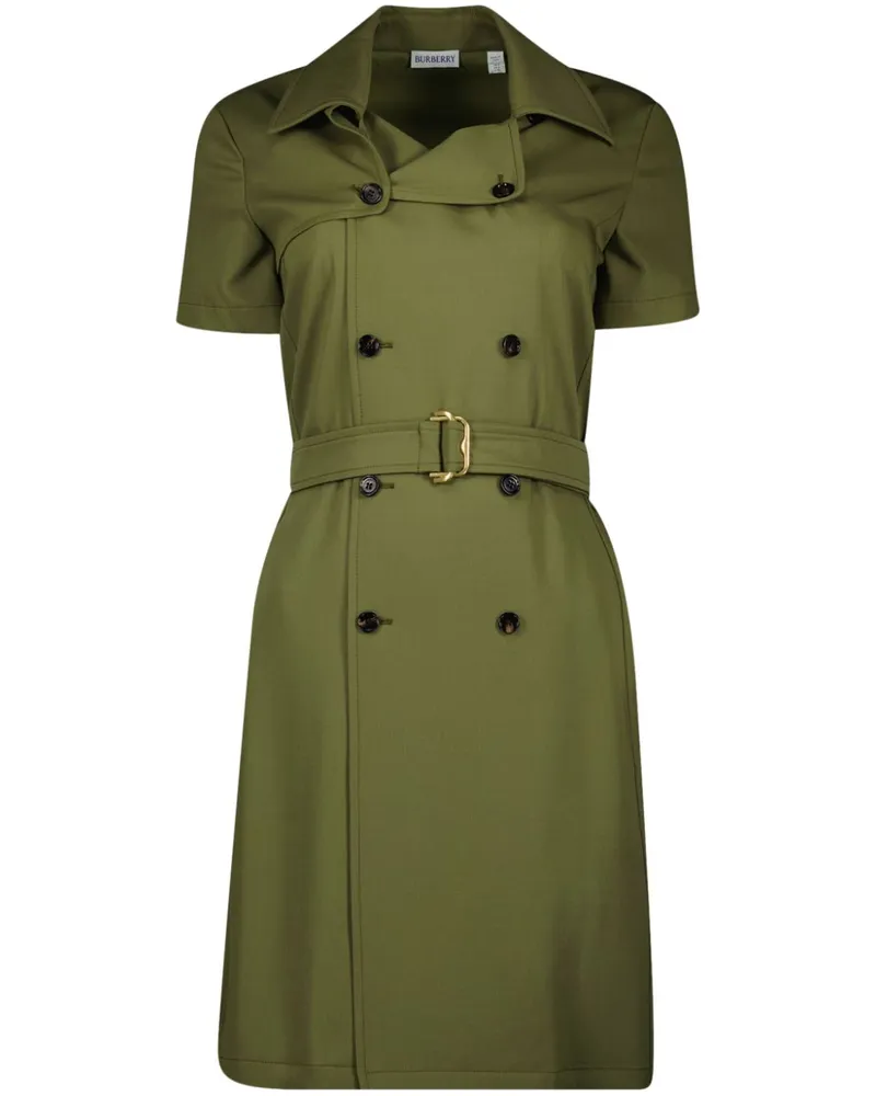 Burberry Kleid im Trench-Style - Grün Grün