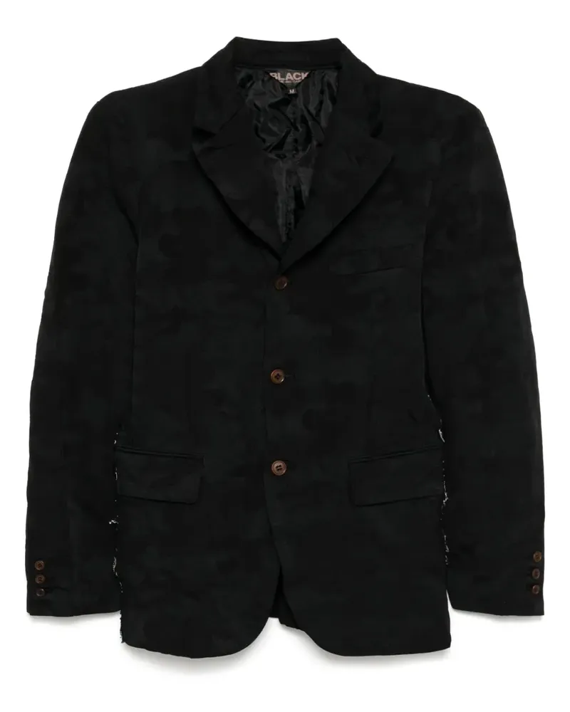 Comme des Garçons Jacke aus Camouflage-Jacquard - Schwarz Schwarz