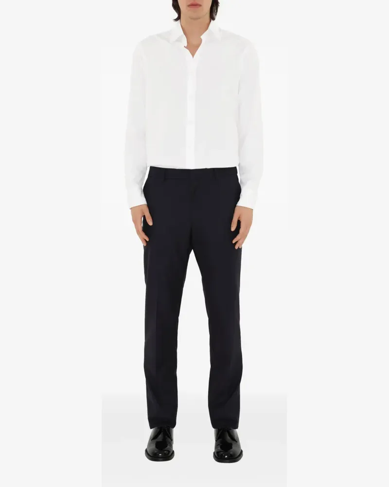 Burberry Hose aus Wolle - Blau Blau
