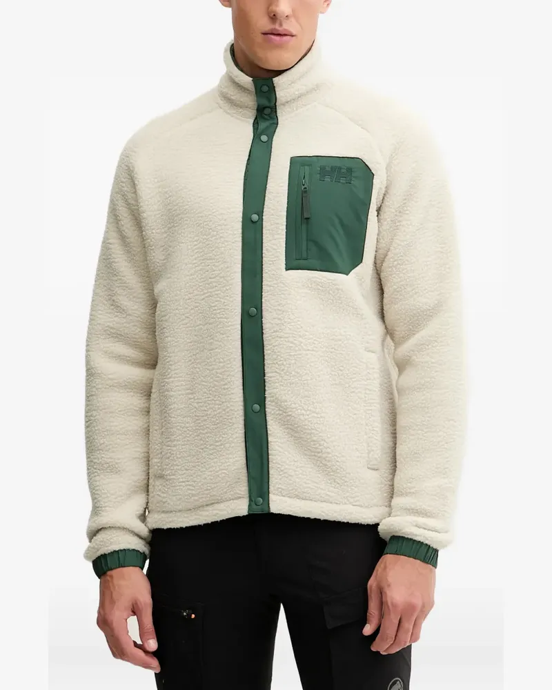 Helly Hansen Sweatshirt mit Knöpfen und Tasche - Nude Nude
