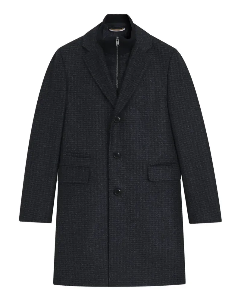 HUGO BOSS Geknöpfter Mantel - Blau Blau