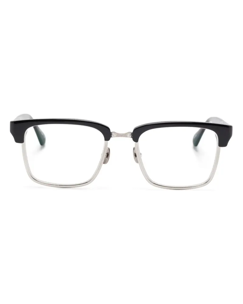 MATSUDA Brille mit eckigem Gestell - Schwarz Schwarz