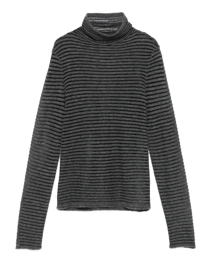 Proenza Schouler Gerippter Rollkragenpullover - Grau Grau