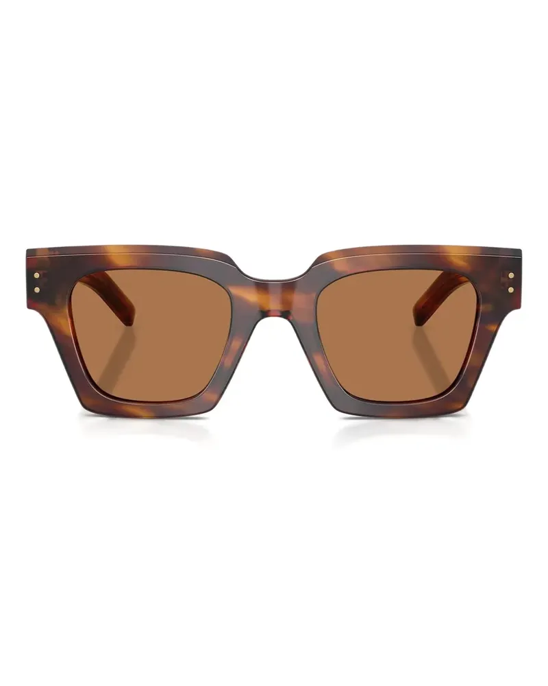 Dolce & Gabbana Sonnenbrille mit Cat-Eye-Gestell - Braun Braun