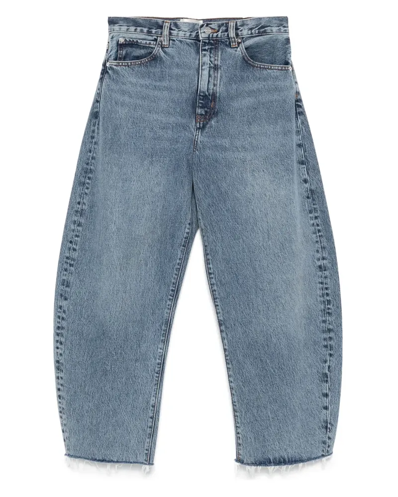 Frame Denim Weite Cropped-Jeans - Blau Blau