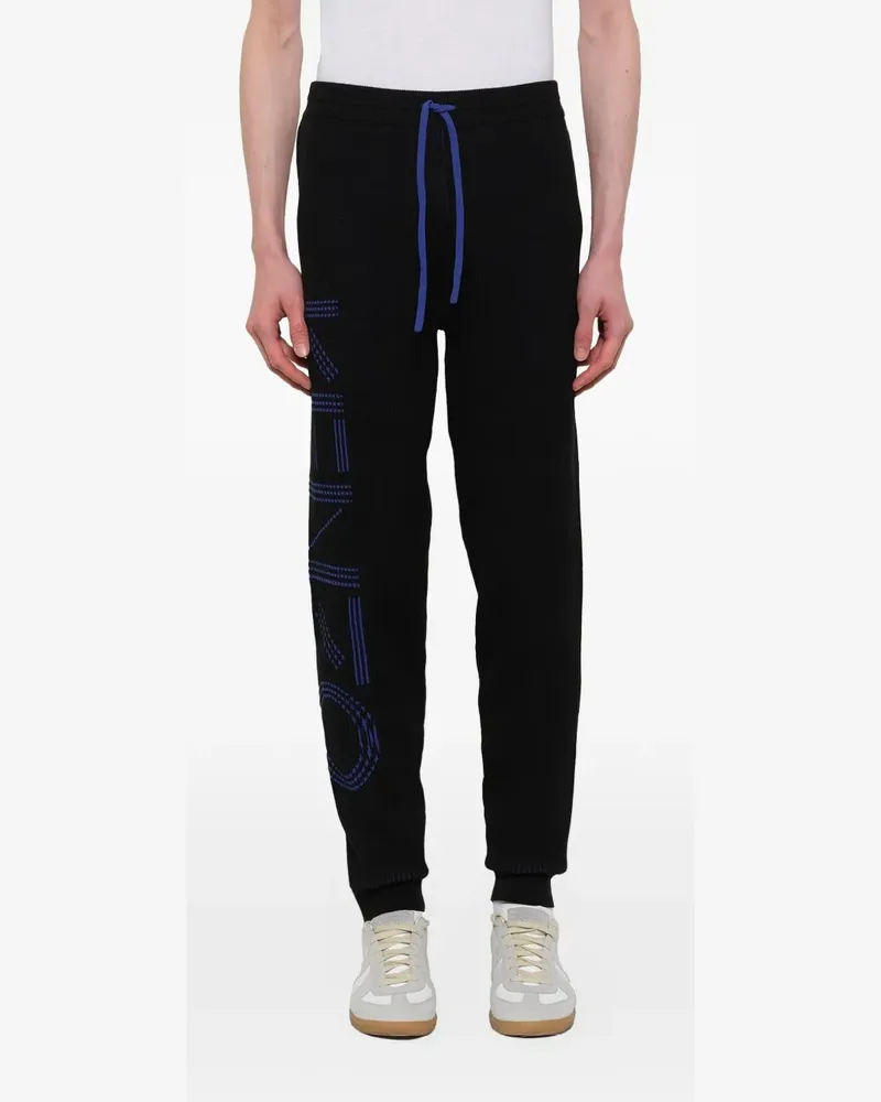Kenzo Gestrickte Jogginghose - Schwarz Schwarz