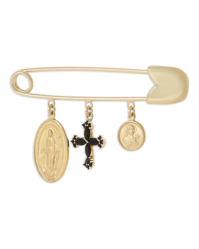 Dolce & Gabbana Brosche mit Sicherheitsnadel - Gold Gold