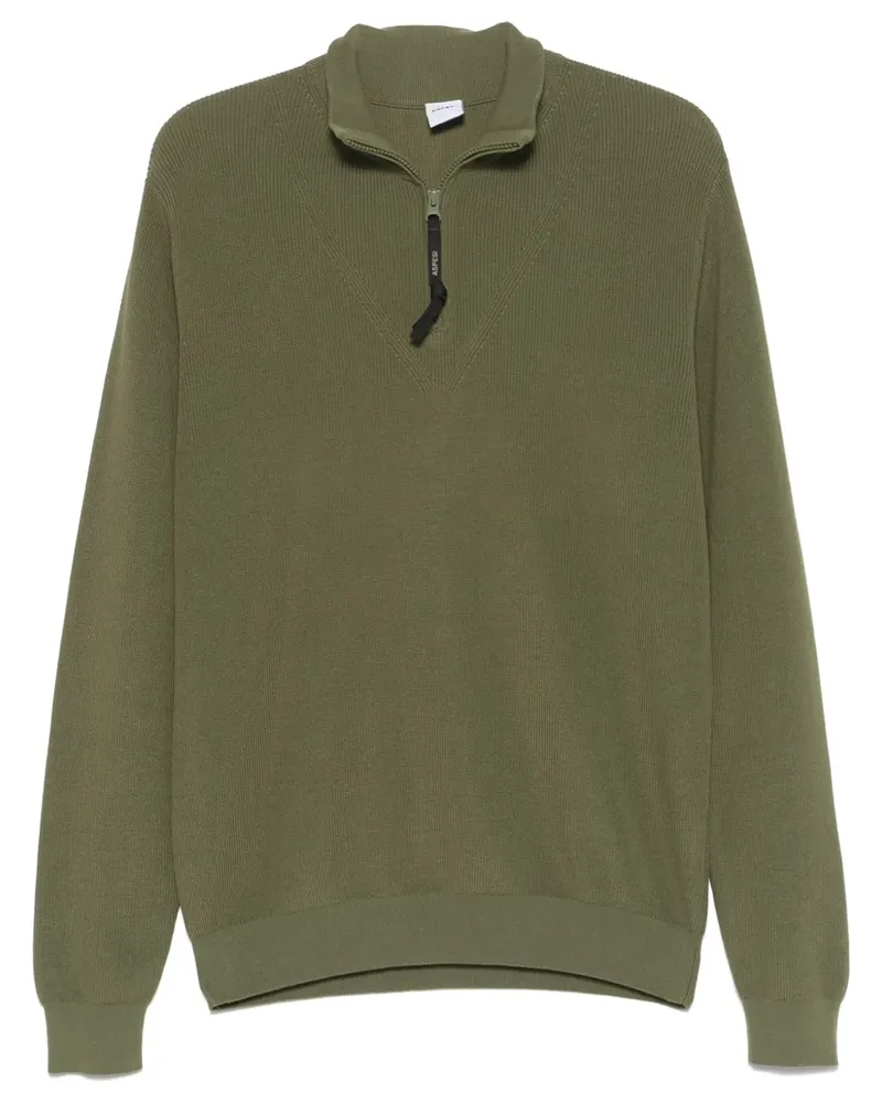 ASPESI Pullover aus Baumwolle - Grün Grün