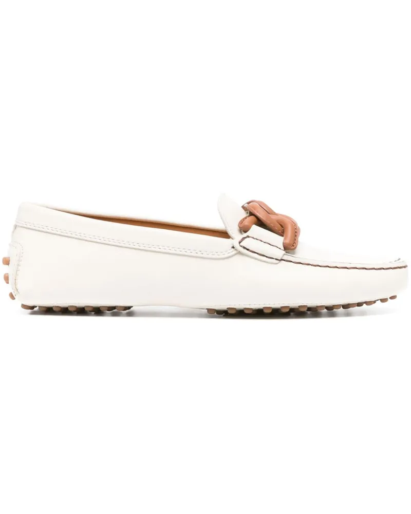 TOD'S Kate Gommino Driving Loafer - Nude Nude