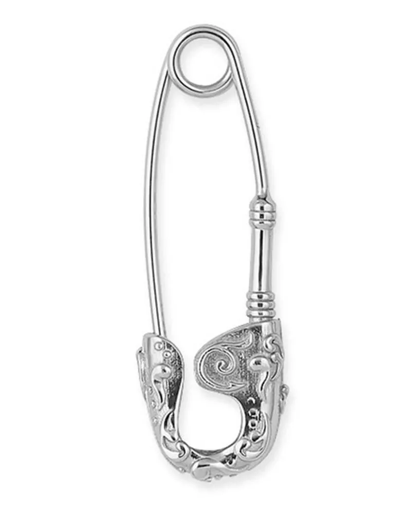 Emanuele Bicocchi Arabesque Pin Silberohrring Silber