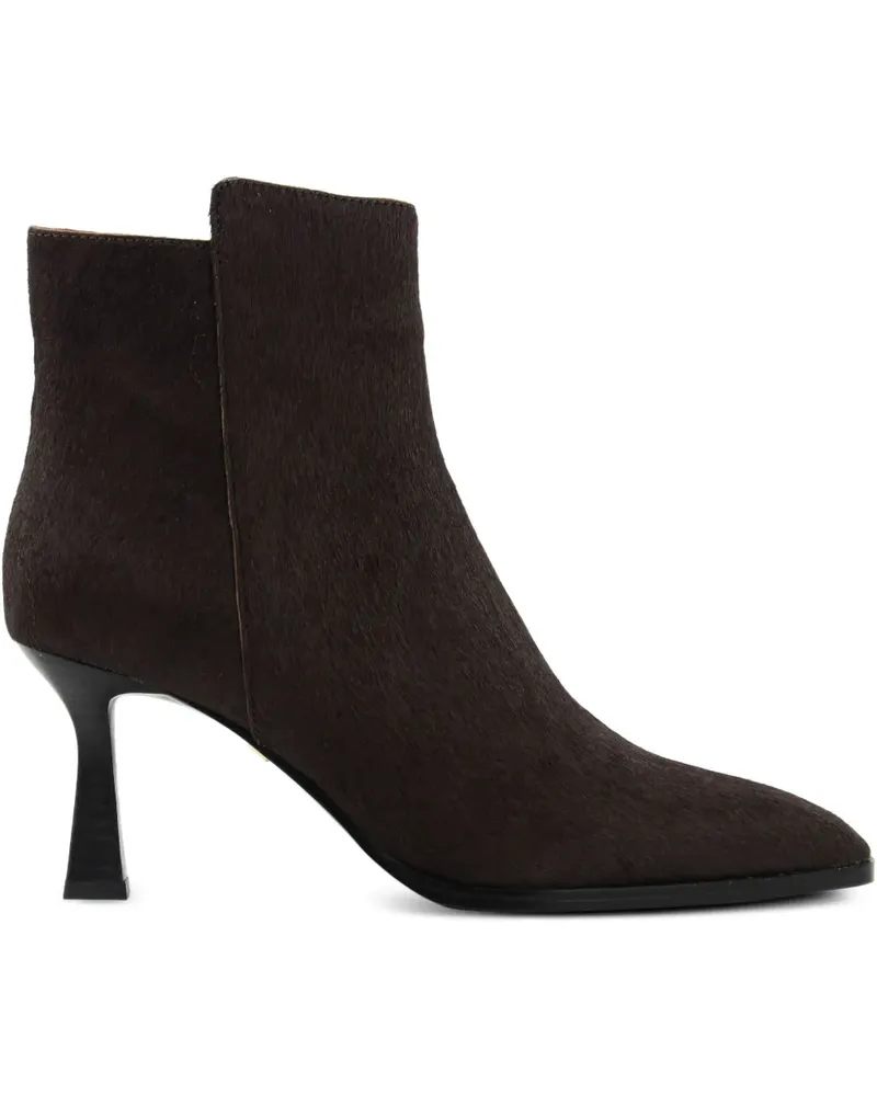 Lola Cruz Solenne Stiefeletten aus Kalbshaar 75mm - Braun Braun
