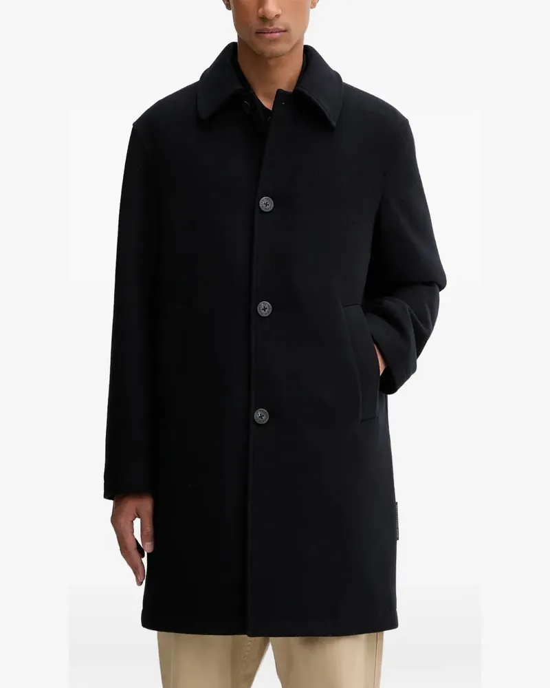 Marc O'Polo button coat - Blau Blau