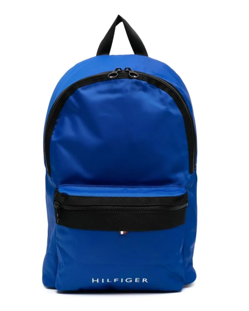 Tommy Hilfiger Skyline Rucksack mit Logo-Print Blau