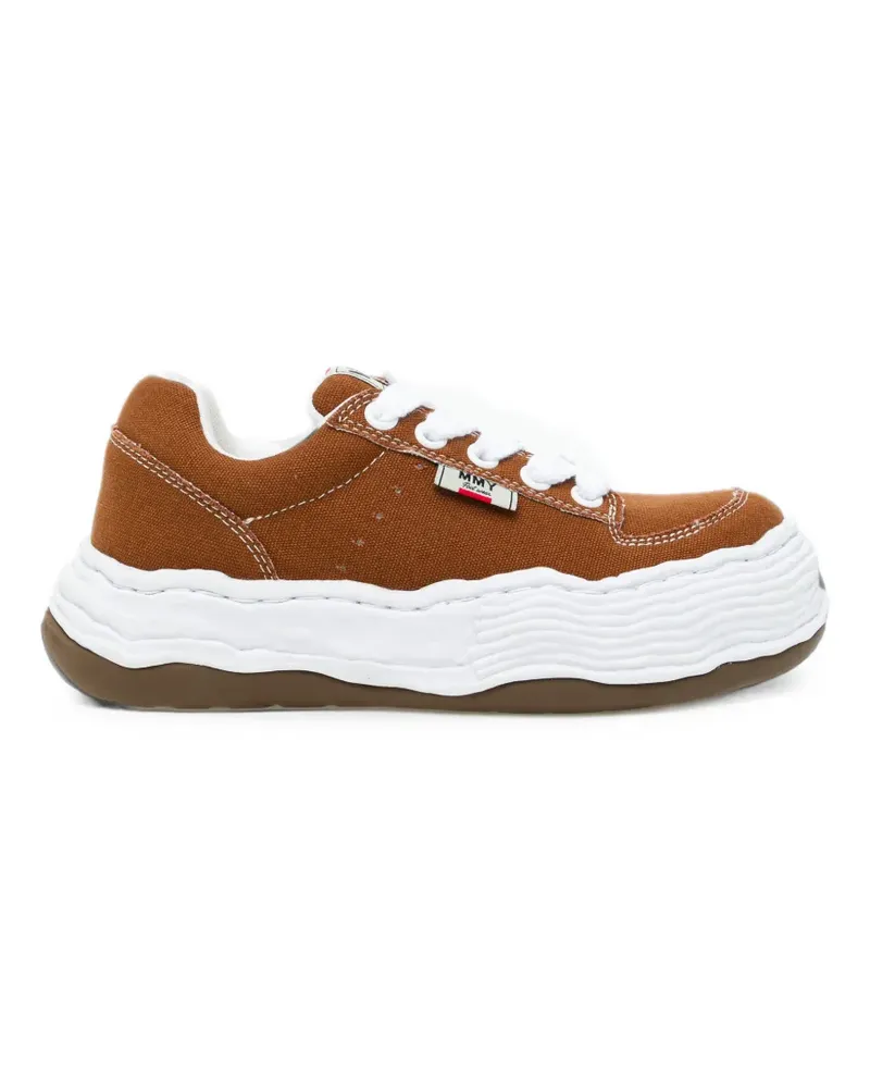 MIHARAYASUHIRO Sneakers mit Einsätzen aus Canvas - Braun Braun