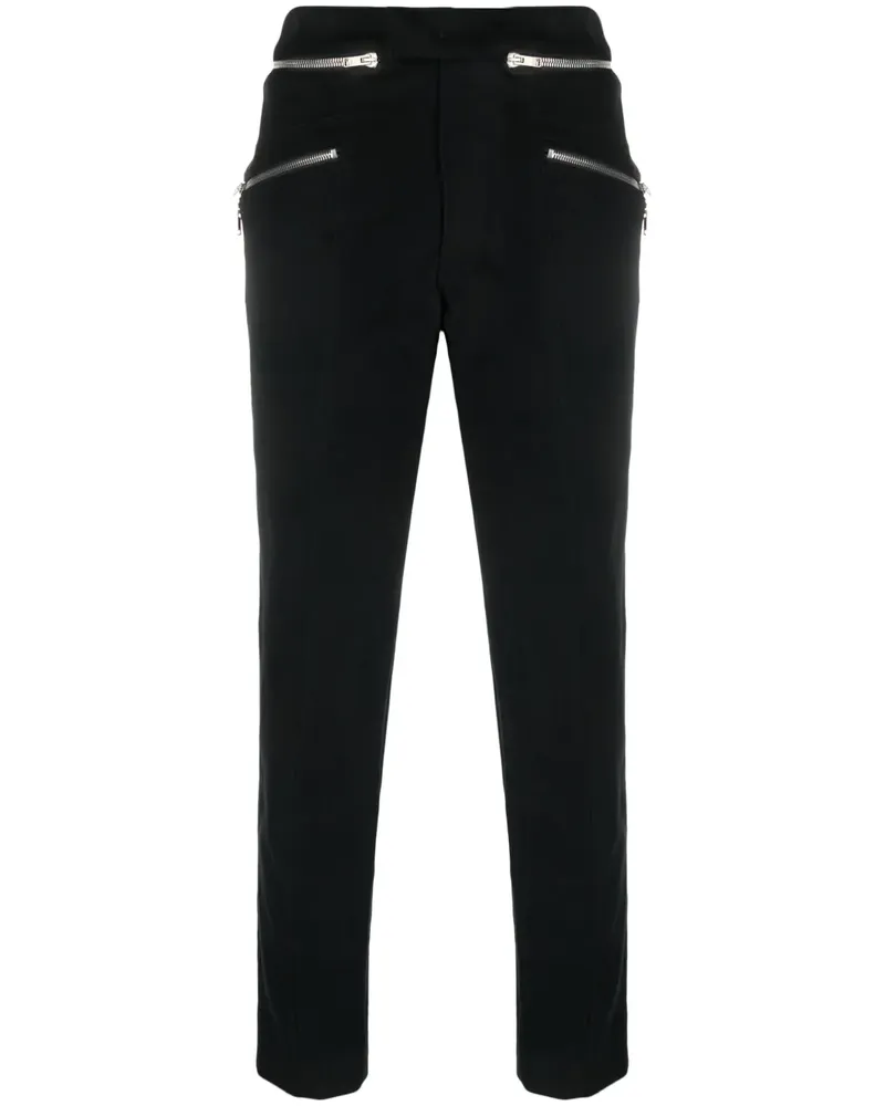 Isabel Marant Schmale Izis Hose - Schwarz Schwarz
