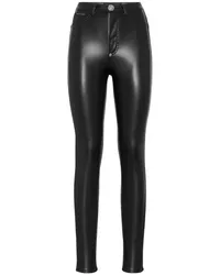 Philipp Plein Leggings aus Faux-Leder Schwarz