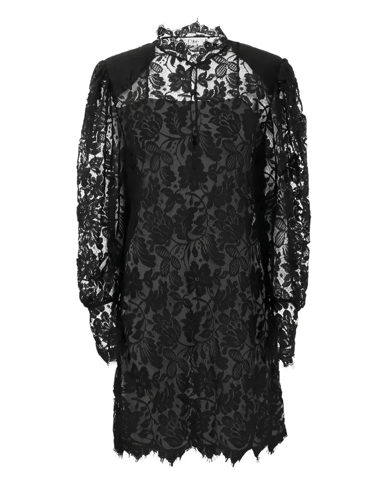 Chloé Kleid mit Spitze - Schwarz Schwarz