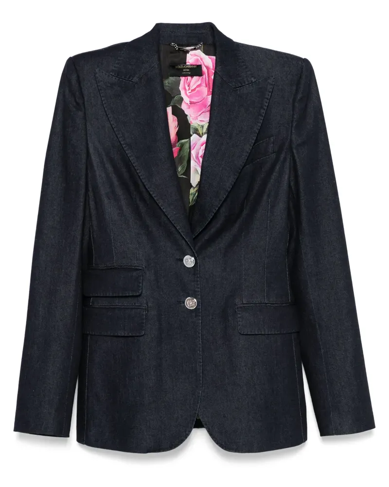 Dolce & Gabbana Sakko im Jeans-Look - Blau Blau
