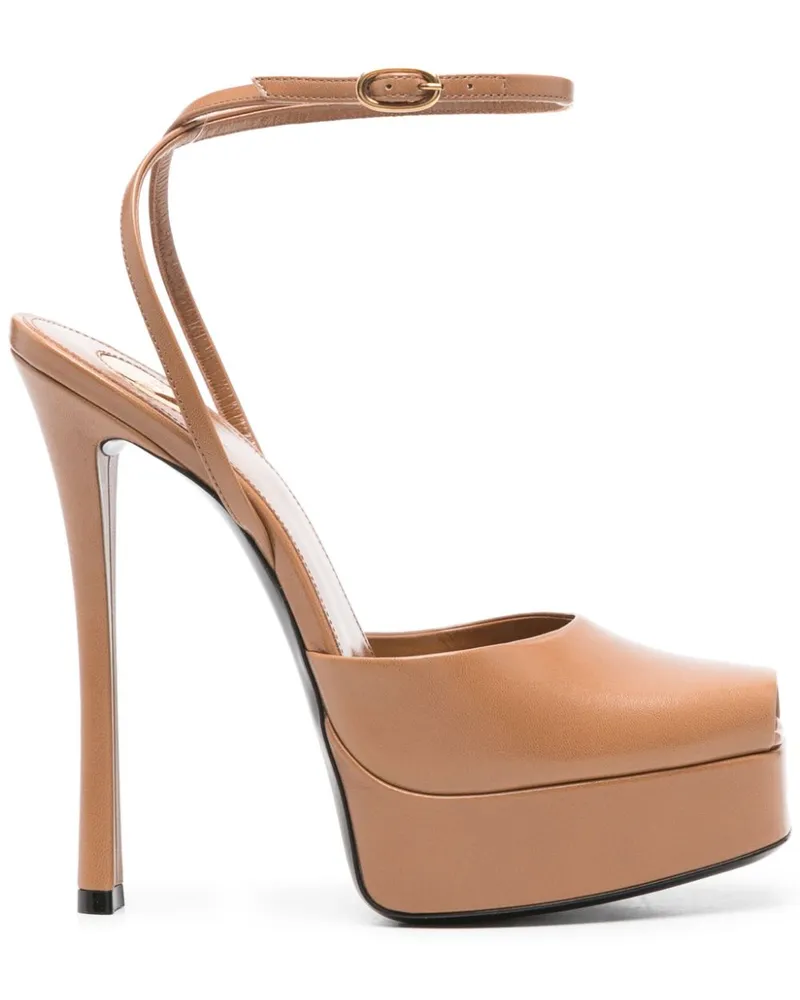 Saint Laurent La Scandale Sandalen - Braun Braun