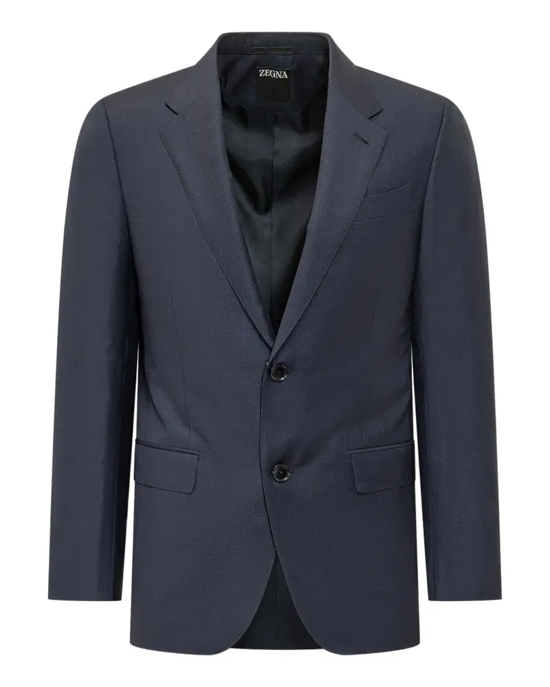 Ermenegildo Zegna buttoned blazer - Blau Blau