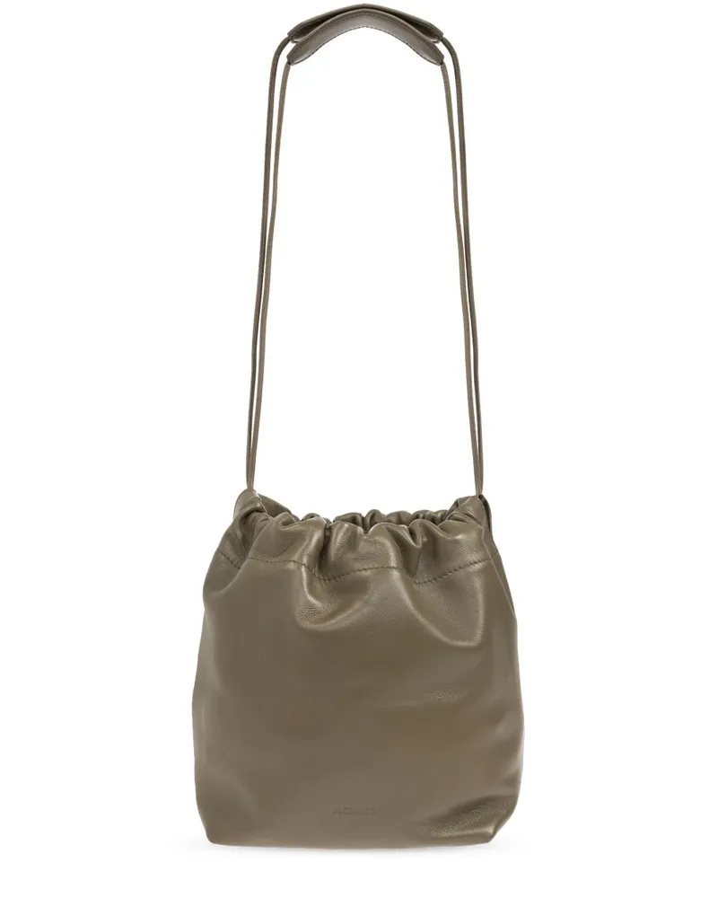 Jil Sander Dumpling Schultertasche - Grün Grün