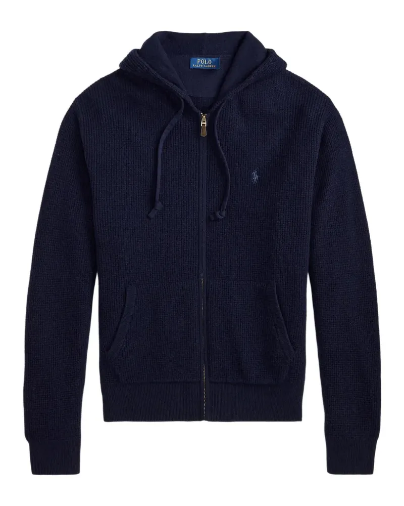 Ralph Lauren Pullover mit Waffelstrick-Muster - Blau Blau