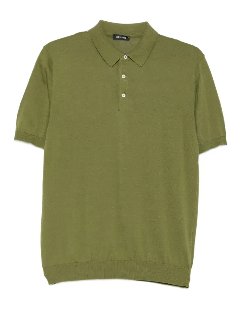 CENERE GB cotton polo shirt - Grün Grün