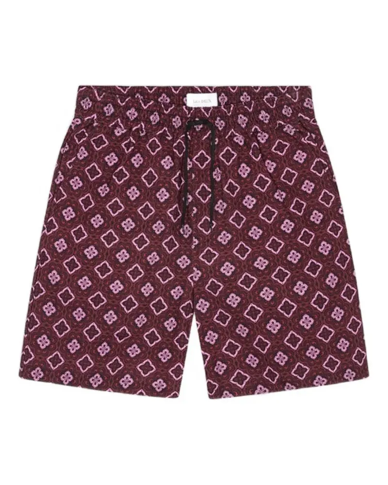 LES DEUX Harry Arabesque pattern shorts - Rot Rot