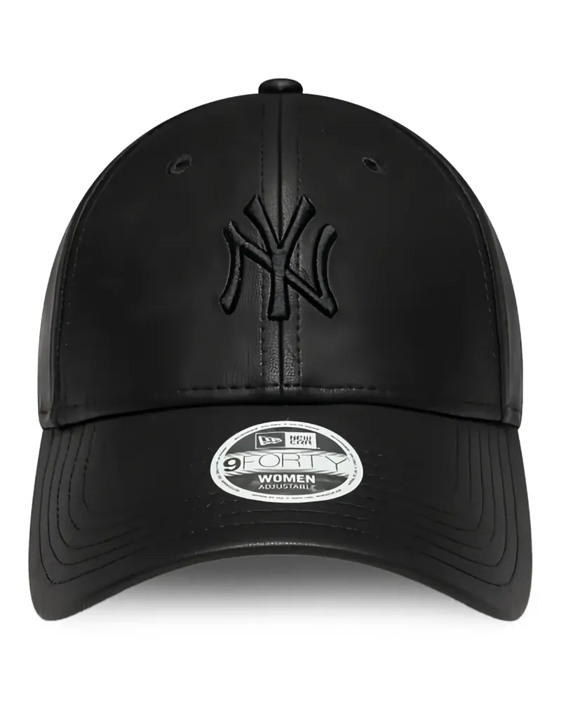 New Era 9Forty Baseballkappe mit Logo - Schwarz Schwarz