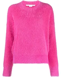 Stella McCartney Texturierter Pullover Rosa