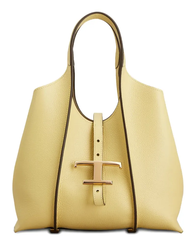 TOD'S Mini T Timeless Hardware-Shopping-Tote Bag - Gelb Gelb