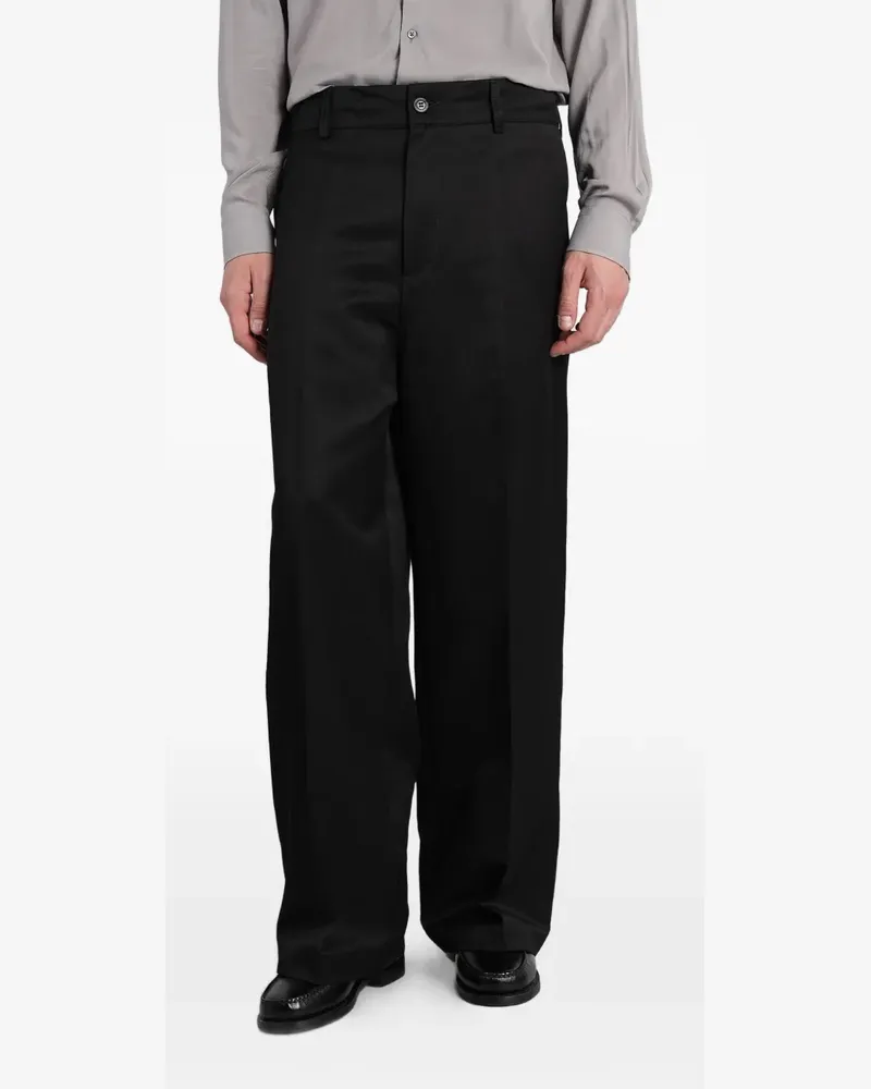 Costumein pressed-crease wide-leg trousers - Schwarz Schwarz