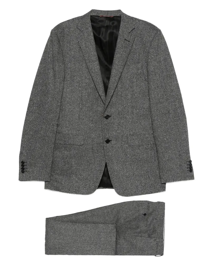 Canali Anzug aus Wolle - Grau Grau