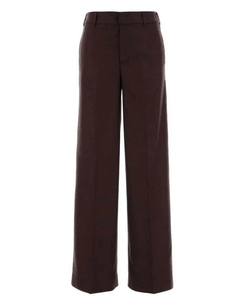PT TORINO pressed-crease palazzo pants - Braun Braun