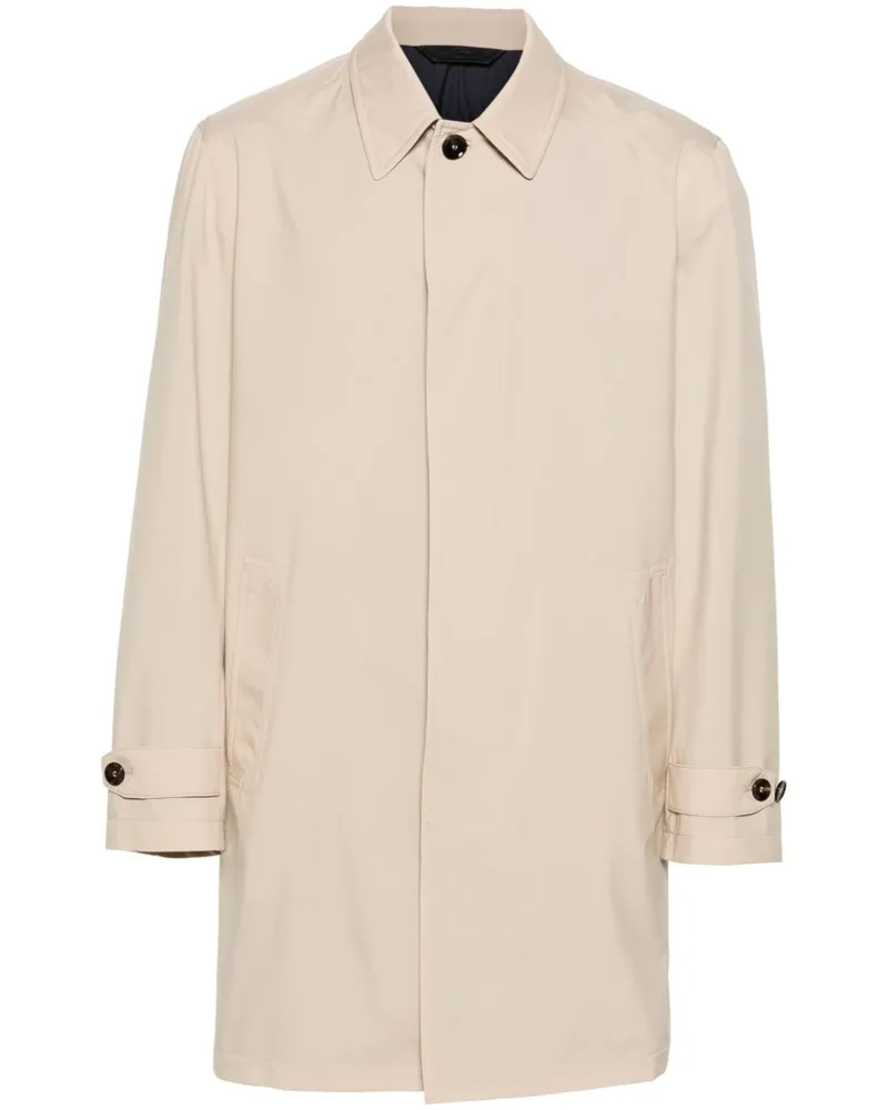 Brioni Knielanger Parka - Nude Nude