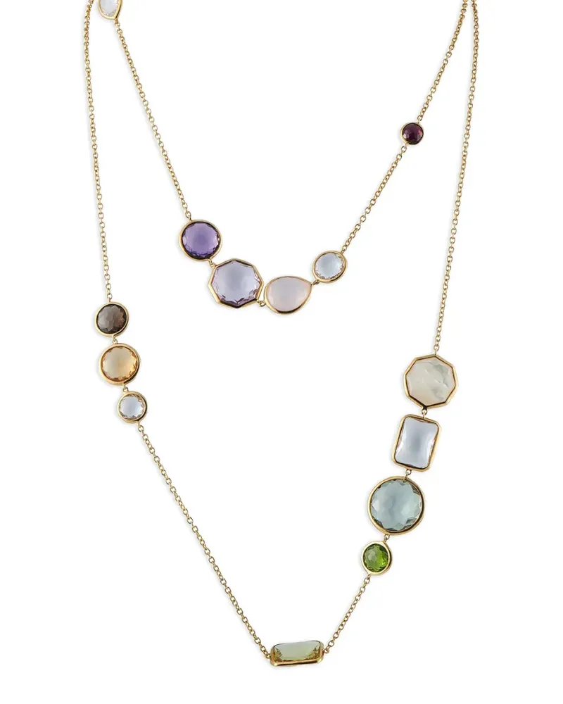 Ippolita Halskette mit mehreren Steinen - Gold Gold