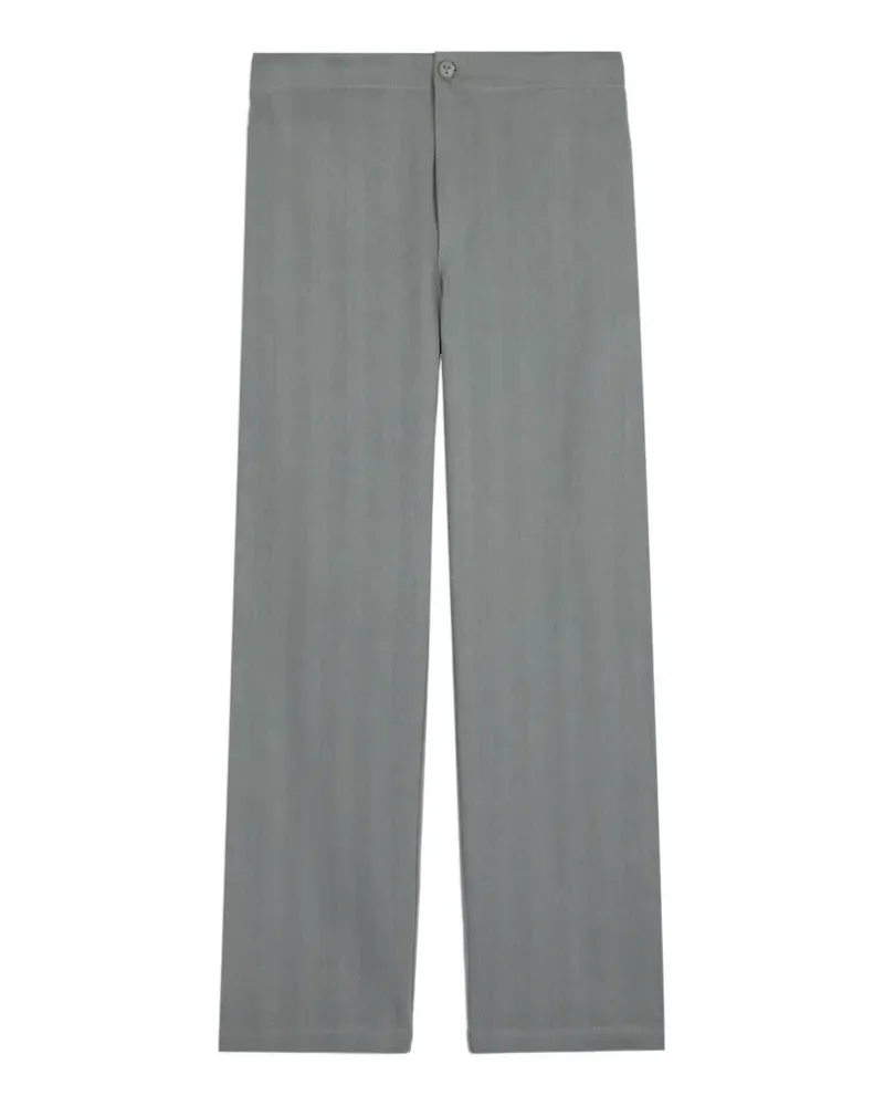 TOD'S Hose mit Fischgrätenmuster - Grau Grau