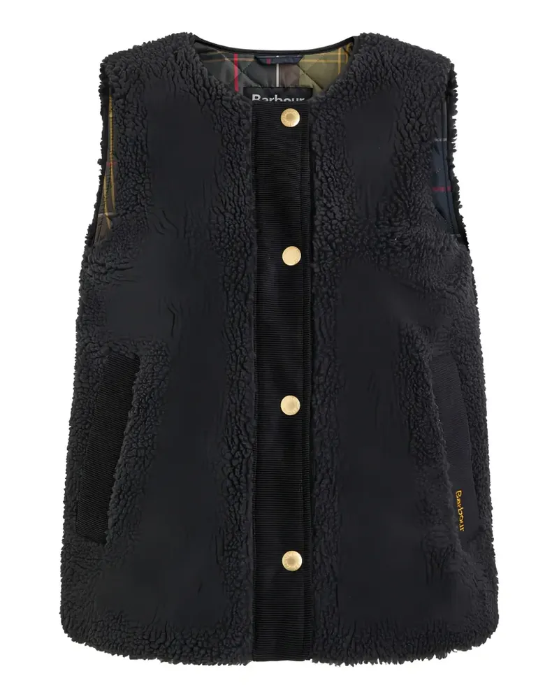 Barbour buttoned gillet - Schwarz Schwarz