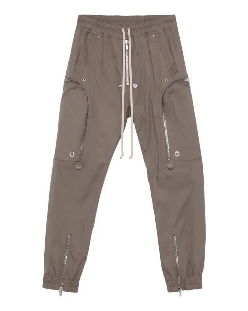 Rick Owens Bauhaus zip-pocket trousers - Braun Braun