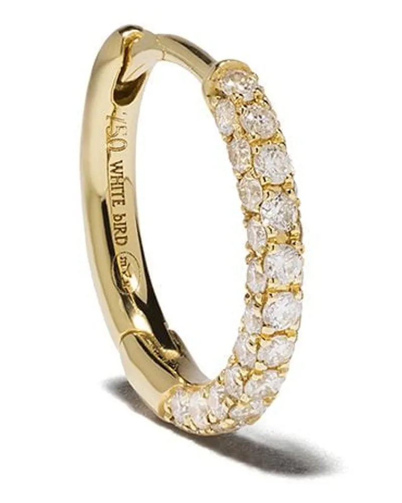 WHITE BIRD 18kt Gelbgoldhalskette mit Turmalin Gold