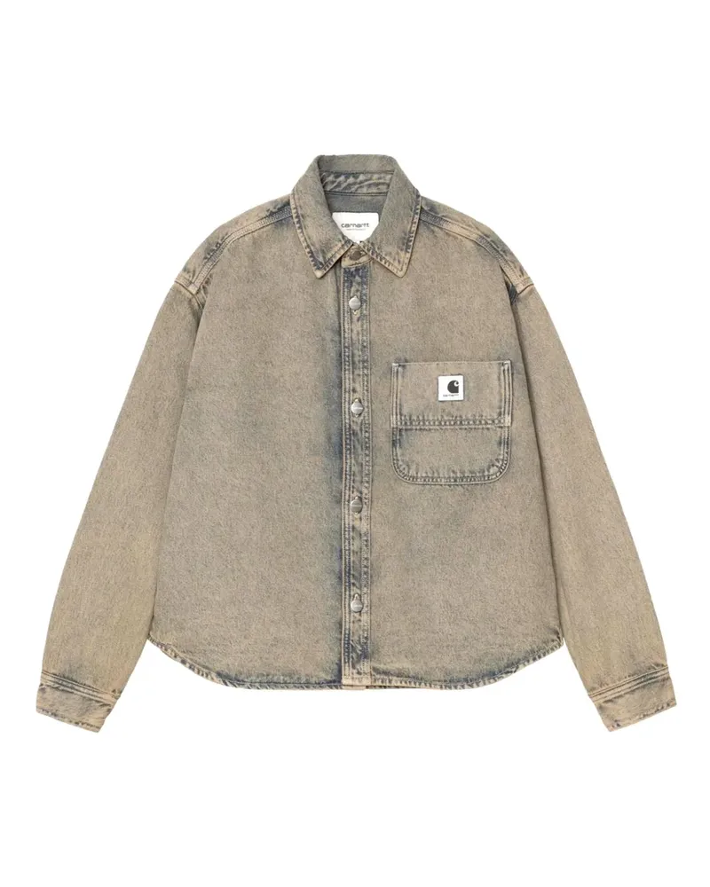 Carhartt WIP Georgia Hemdjacke mit Taschendetail - Blau Blau