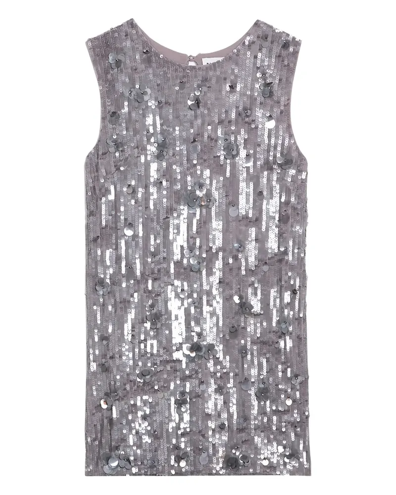 P.A.R.O.S.H. P.A.R.O H. Minikleid mit Pailletten - Silber Silber