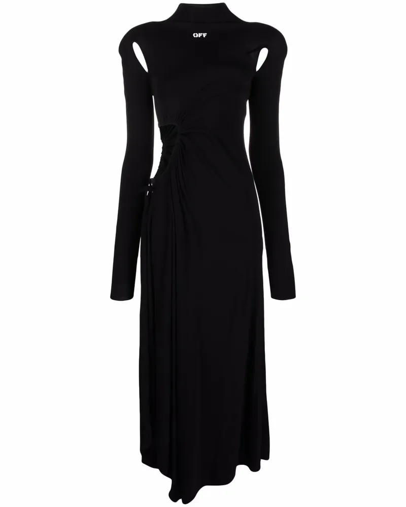 OFF-WHITE Kleid mit Cut-Outs - Schwarz Schwarz