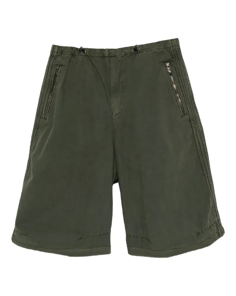 Diesel P-Stitch zip shorts - Grün Grün