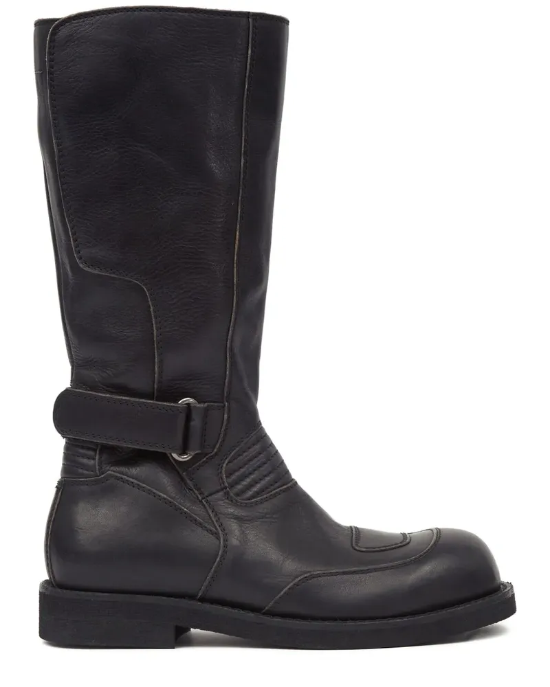 Maison Margiela Kniehohe Stiefel - Schwarz Schwarz