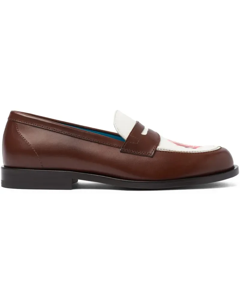 Scarosso Verzierte Loafer - Braun Braun